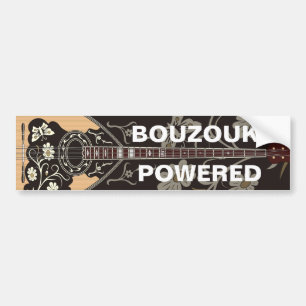 Autocollant De Voiture Alimenté par Bouzouki