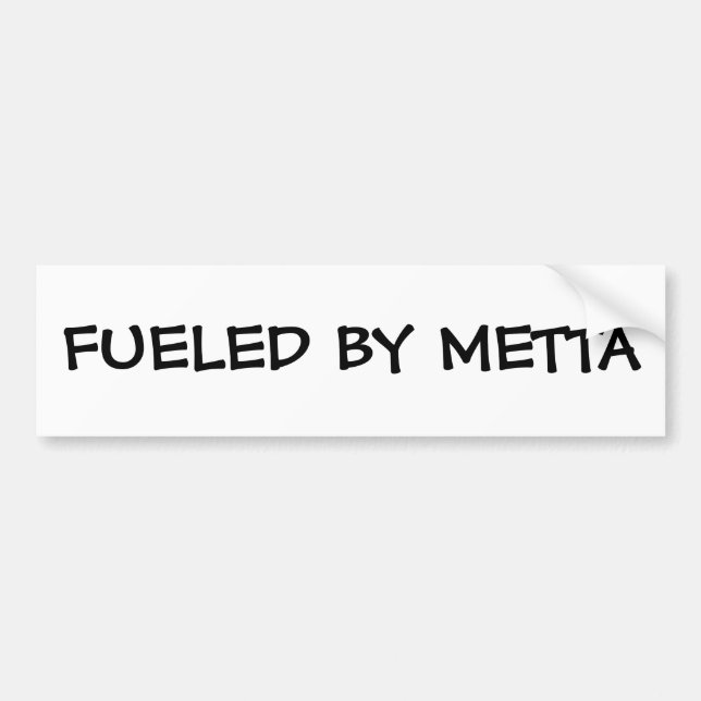 Autocollant De Voiture Alimenté par Metta (Devant)