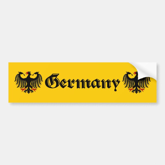 Autocollant De Voiture Allemand Eagle Allemagne (Devant)