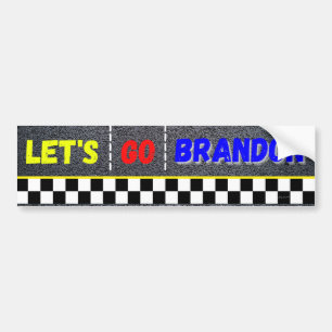 Autocollant De Voiture Allez Brandon Bumper Sticker