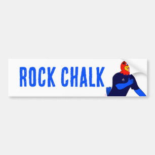 Autocollant De Voiture Allons-y jayhawk