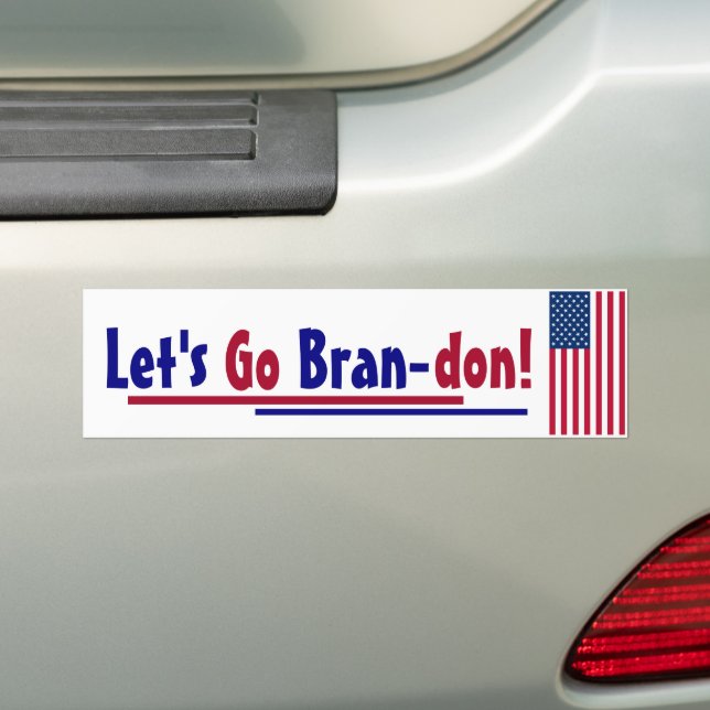 Autocollant De Voiture Allons-y Sticker Brandon Bumper (En voiture)