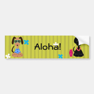 Autocollant De Voiture Aloha adhésif pour pare-chocs