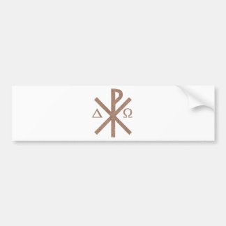 Autocollant De Voiture Alpha Omega aspect terre. de Chrisme