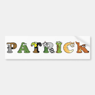 Autocollant De Voiture Alphabétimal Sticker de nom personnalisé