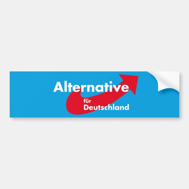 Autocollant De Voiture Alternative pour l'Allemagne (Devant)