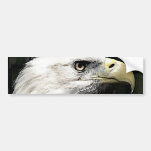 Autocollant De Voiture Américain Eagle