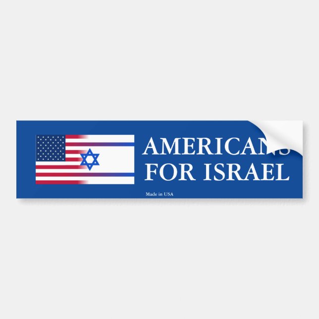 Autocollant De Voiture Américains du Pro-Israël pour l'adhésif pour (Devant)