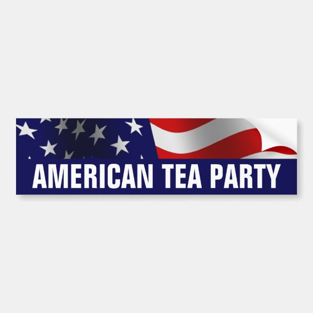Autocollant De Voiture American Tea Party (Devant)