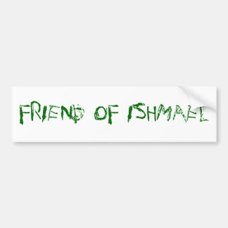 Autocollant De Voiture Ami d'Ishmael