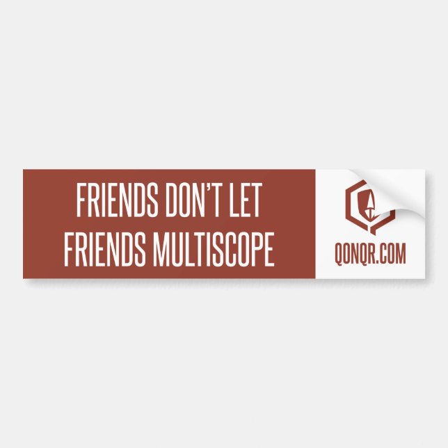 Autocollant De Voiture Amis Multiscope de légion (Devant)
