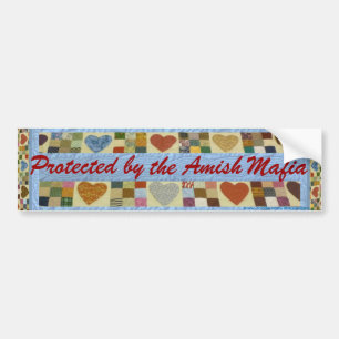 Autocollant De Voiture Amish Mafia Protection, Sticker pare-chocs !