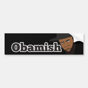 Autocollant De Voiture Amish Obama
