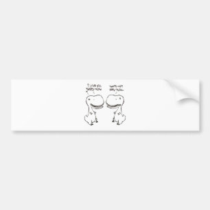 Autocollant De Voiture Amour de T-rex