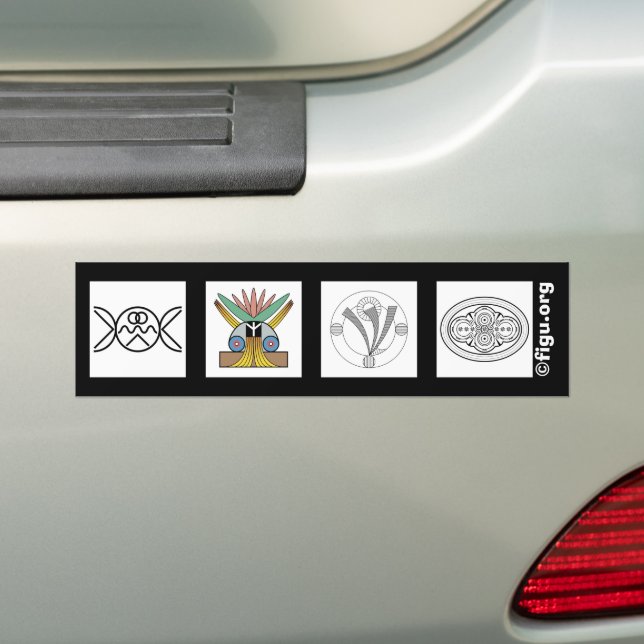 Autocollant De Voiture Amour Paix Liberté Harmonie (En voiture)