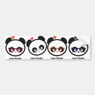 Autocollant De Voiture Amour Panda®