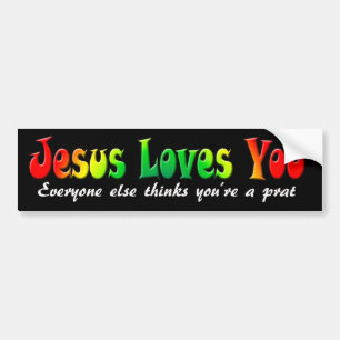 Autocollant De Voiture Amours de Jésus d'adhésif pour pare-chocs vous