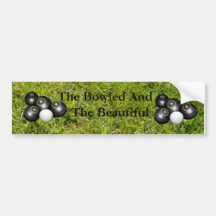 Autocollant De Voiture Amusant Bowls De Pelouse Belle Conception,