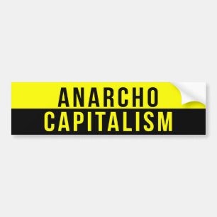 Autocollant De Voiture Anarcho-capitalisme