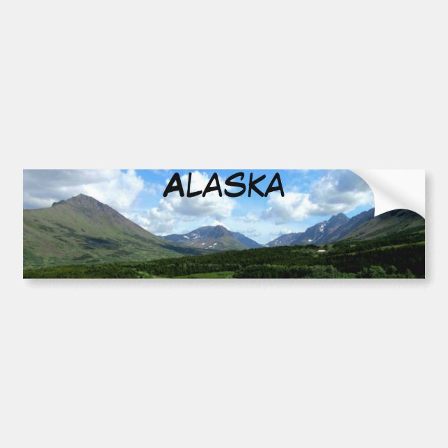 Autocollant De Voiture Anchorage Alaska (Devant)