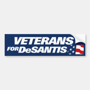 Autocollant De Voiture Anciens Combattants Pour DeSantis 2024