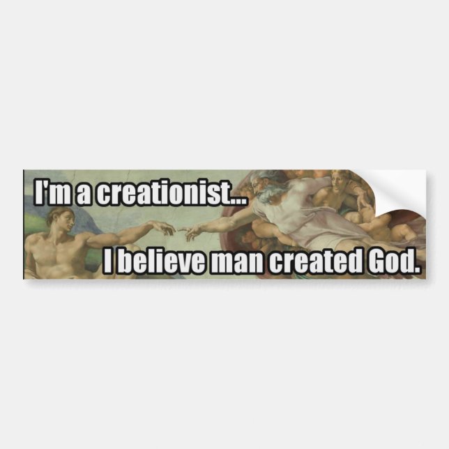 Autocollant De Voiture Anti adhésif pour pare-chocs de Creationist (Devant)