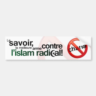 Autocollant De Voiture Anti adhésif pour pare-chocs de Sharia - Français