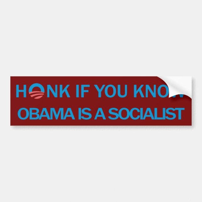 Autocollant De Voiture Anti adhésif pour pare-chocs d'Obama de cornement (Devant)