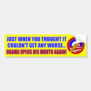 Autocollant De Voiture Anti Barack Obama