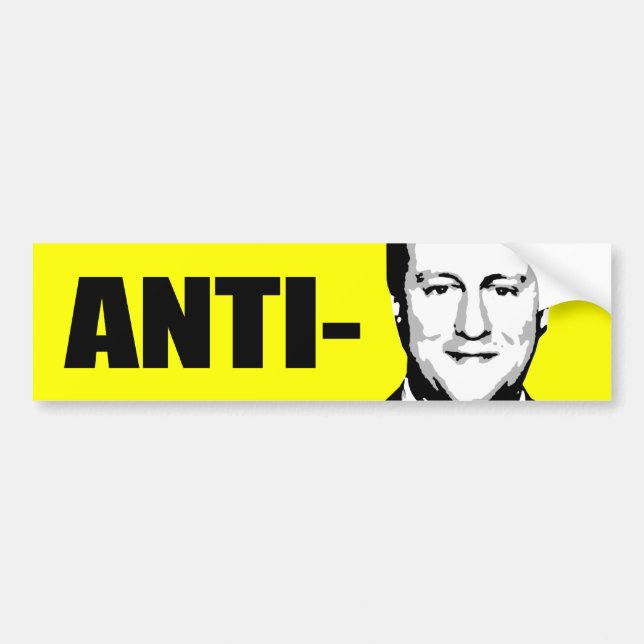 Autocollant De Voiture Anti-Cameron (Devant)