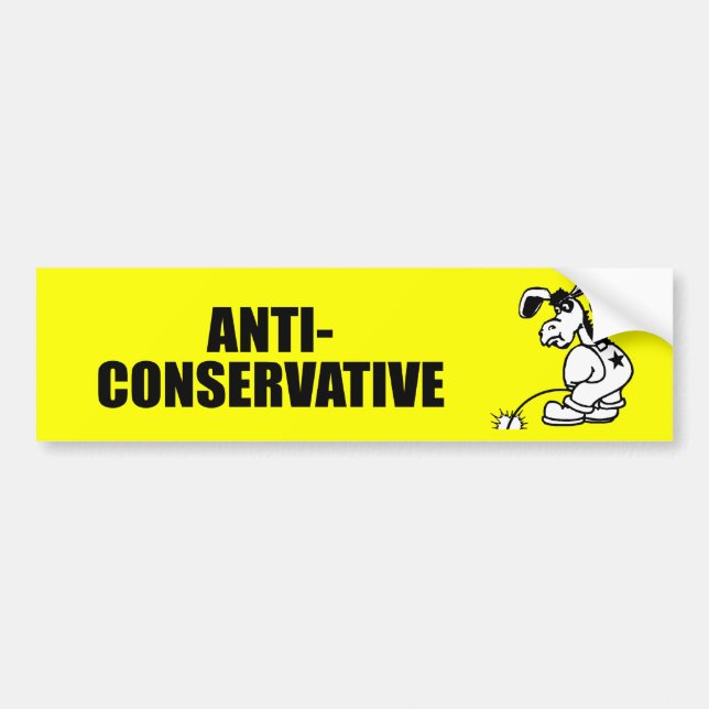 Autocollant De Voiture Anti-Conservateur (Devant)
