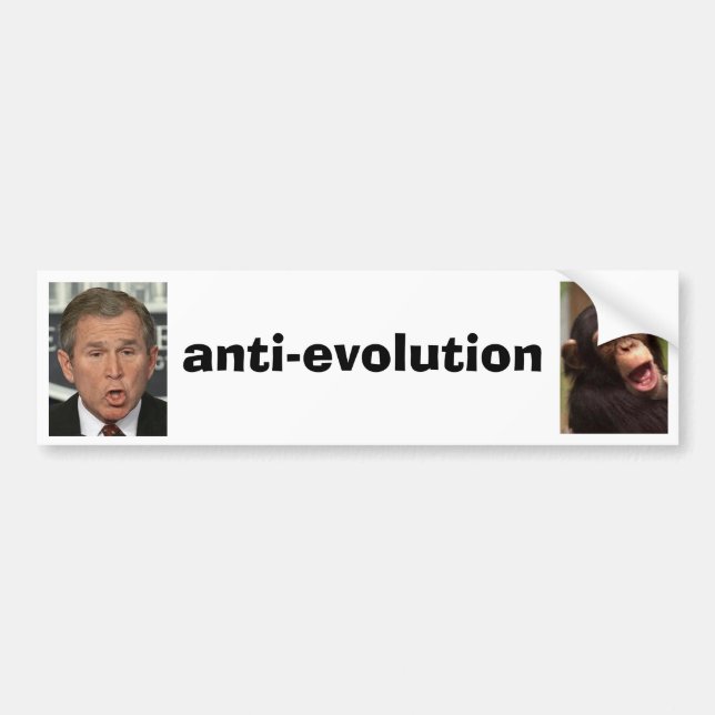 Autocollant De Voiture Anti-Évolution (Devant)