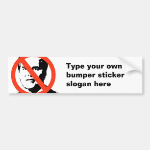 AUTOCOLLANT DE VOITURE ANTI-JEB BUSH