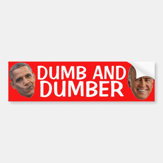 AUTOCOLLANT DE VOITURE ANTI JOE BIDEN TRUMP 2020 BUMPER STICKER (Devant)