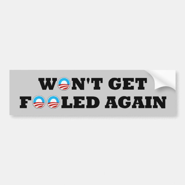 Autocollant De Voiture Anti Obama (Devant)
