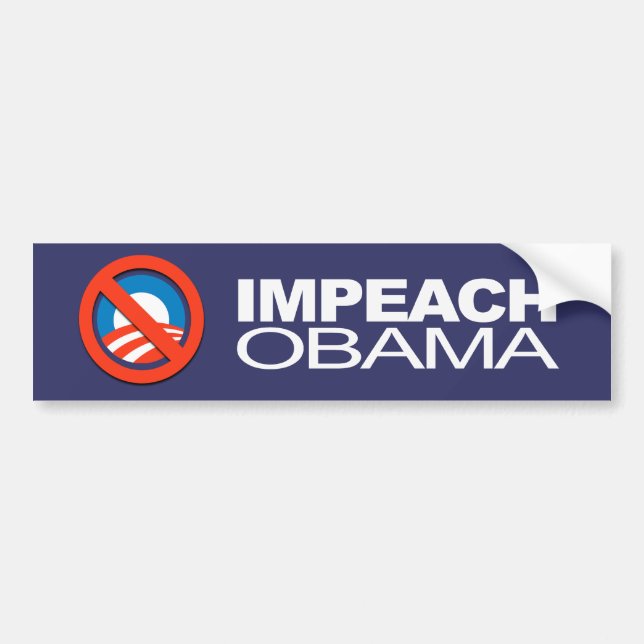 Autocollant De Voiture Anti-Obama - attaquez Obama (Devant)