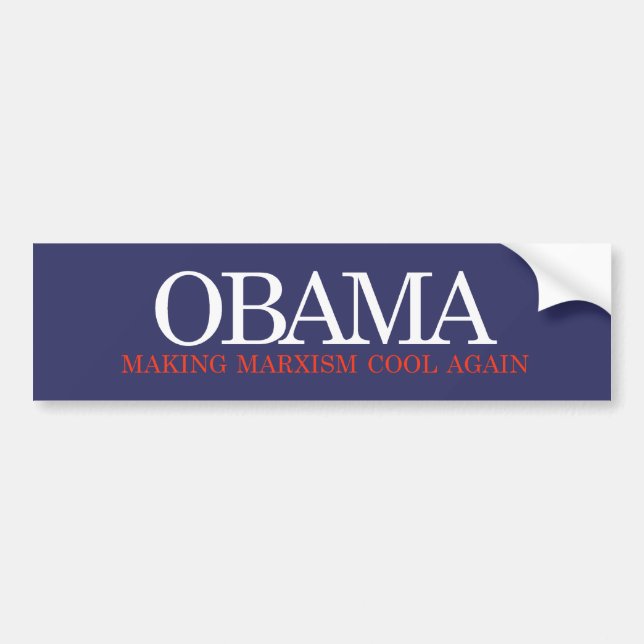 Autocollant De Voiture Anti-Obama Bumpersticker - faisant à marxisme (Devant)