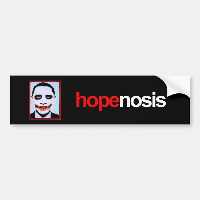 Autocollant De Voiture Anti-Obama - hopenosis (Devant)