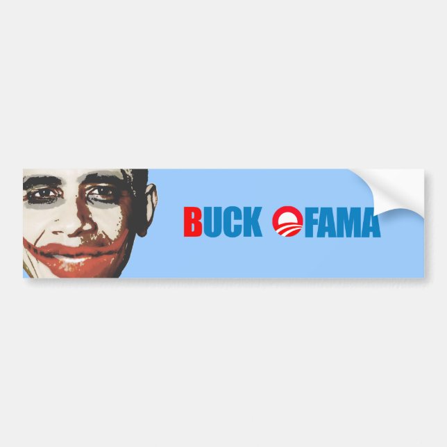 Autocollant De Voiture Anti-Obama - mâle Ofama (Devant)