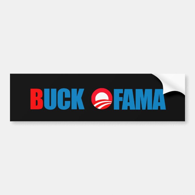 Autocollant De Voiture Anti-Obama - mâle Ofama (Devant)
