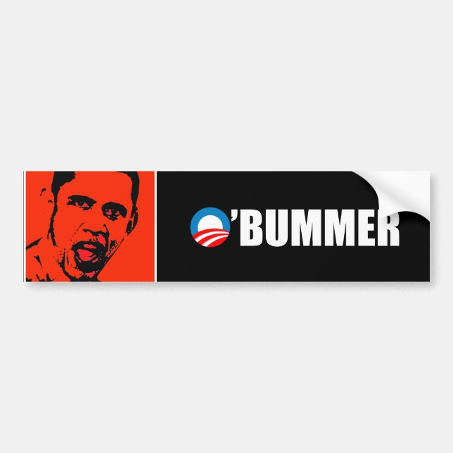 Autocollant De Voiture Anti-Obama - Obummer (Devant)
