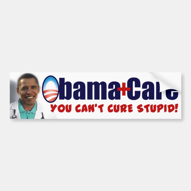 Autocollant De Voiture Anti ObamaCare (Devant)