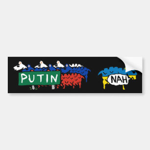 Autocollant De Voiture Anti Poutine