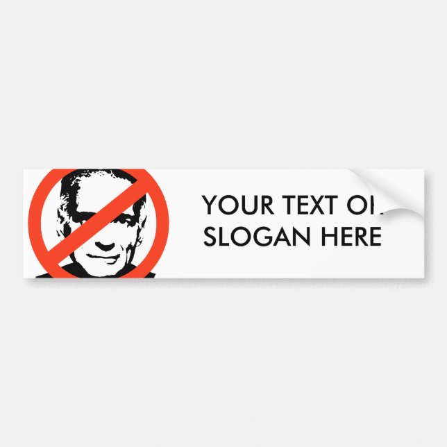 AUTOCOLLANT DE VOITURE ANTI-RALPH NADER (Devant)