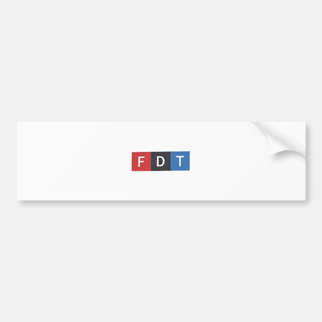 Autocollant De Voiture Anti-Trump et ses anti-Maga-démocrates subtils (Devant)