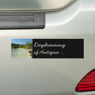 Autocollant De Voiture Antiguan Beach Beautiful Tropical Landscape