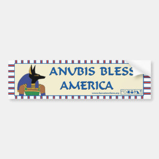Autocollant De Voiture Anubis bénissent l'adhésif pour pare-chocs de