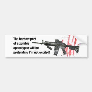 Autocollant De Voiture Apocalypse de zombi