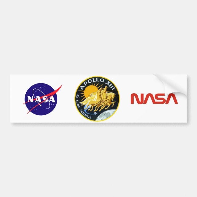 Autocollant De Voiture Apollo 13 : Survie (Devant)