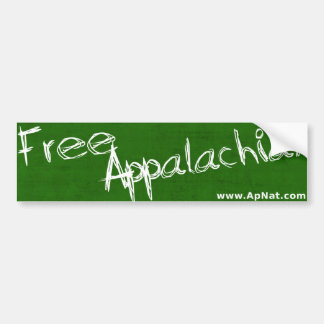 Autocollant De Voiture Appalachia libre !  Bumpersticker